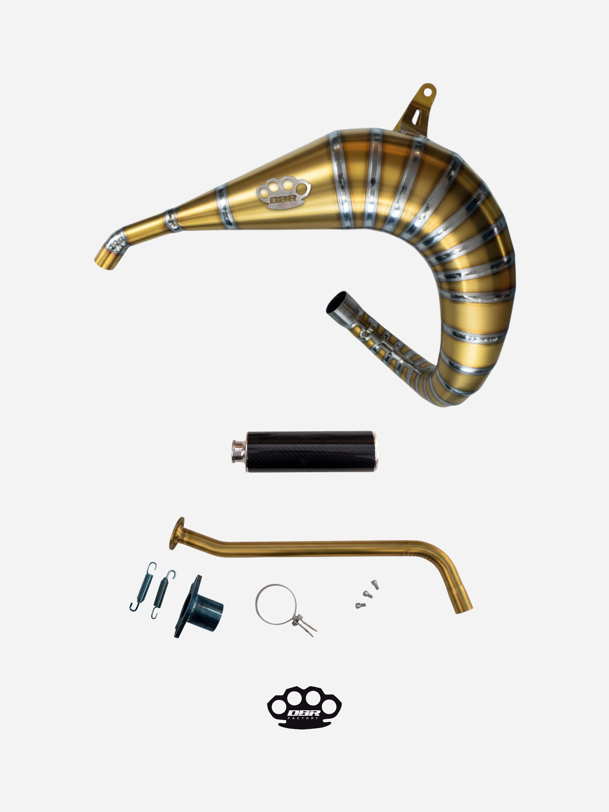 DBR Scarico Completo in Titanio YAMAHA BLASTER 200cc ATV 1988–2009