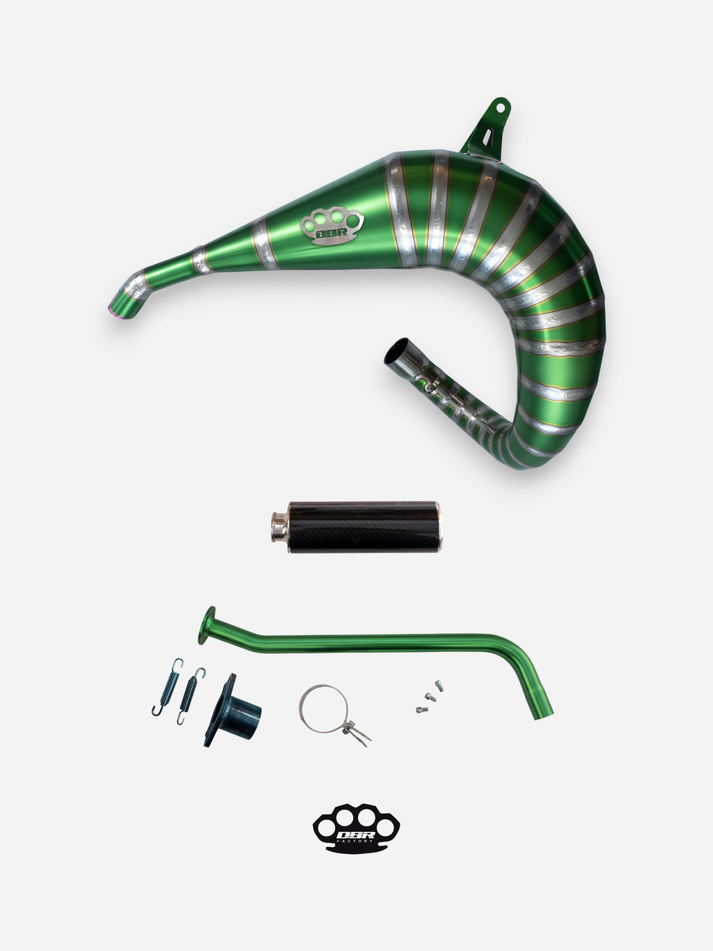 DBR Scarico Completo in Titanio YAMAHA BLASTER 200cc ATV 1988–2009