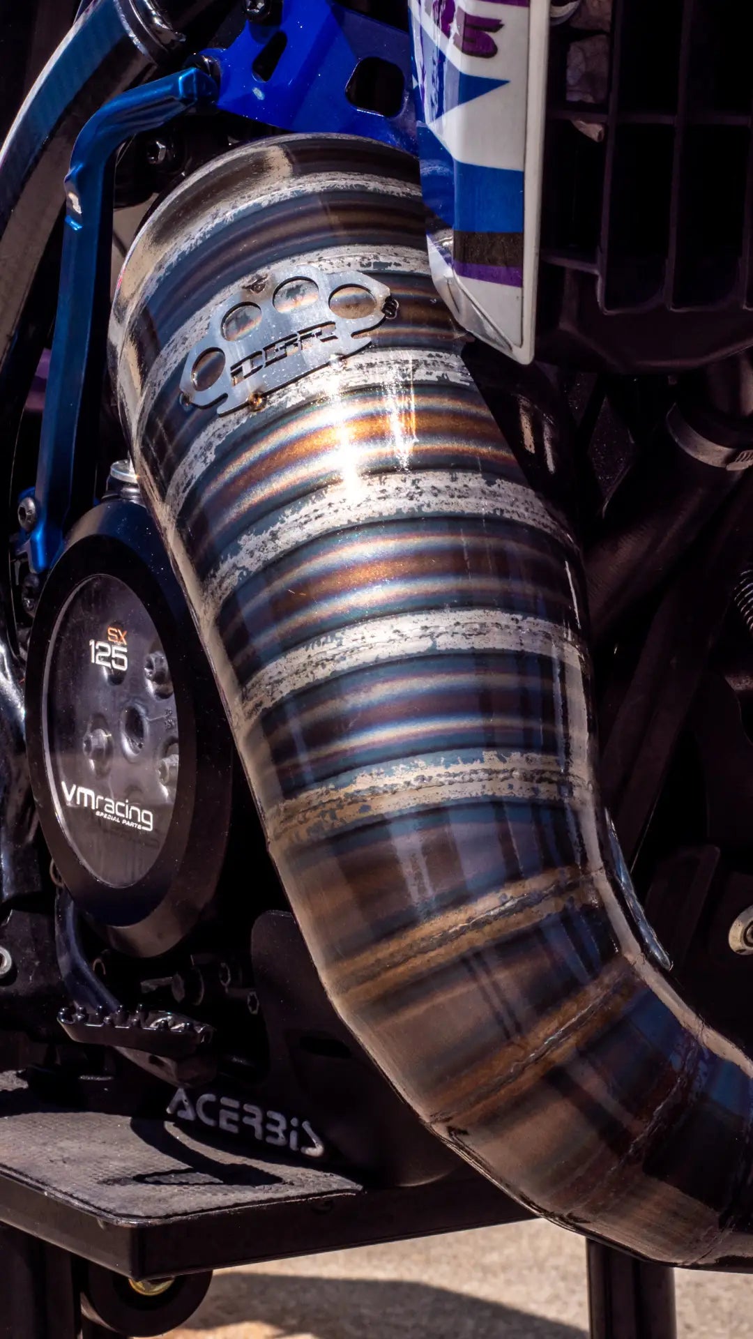 Scarico DBR Off-Road 125/150cc Alto - Pancia - DBR Factory