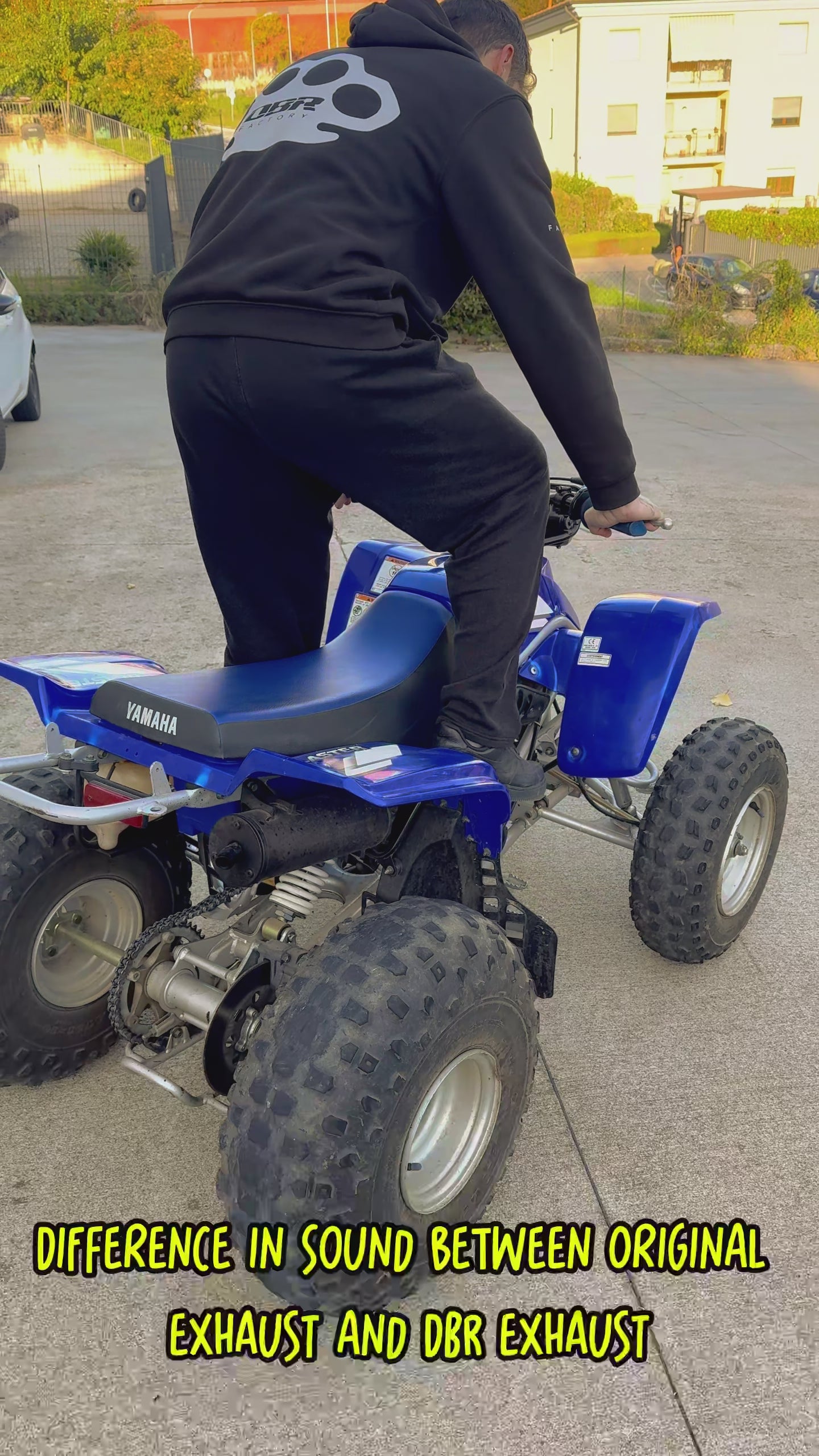 Silencieux DBR pour YAMAHA BLASTER 200cc VTT