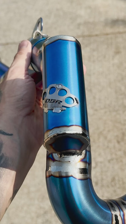 Collettore di Scarico DBR 4T Titanium + Powerbomb - KTM: EXC-F 450 (2017-2019), Husqvarna: 450 FE (2017-2019)