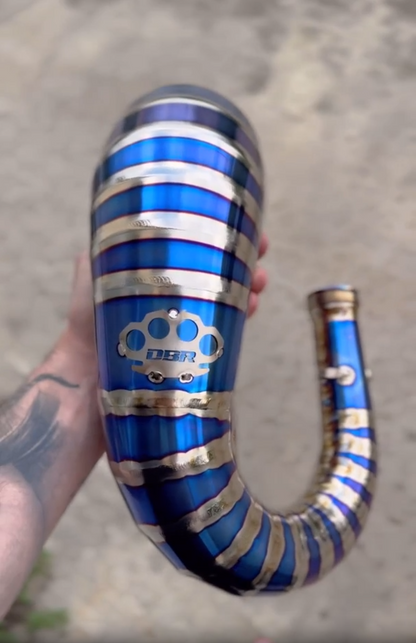 Échappement DBR Off-Road 125/150cc Titane Haut - Pancia