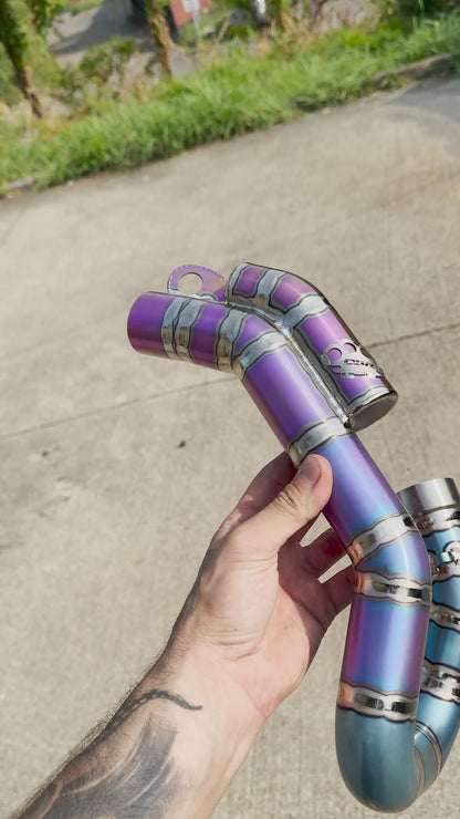 Collettore di Scarico DBR 4T Titanium - KTM, Husqvarna e Gas Gas