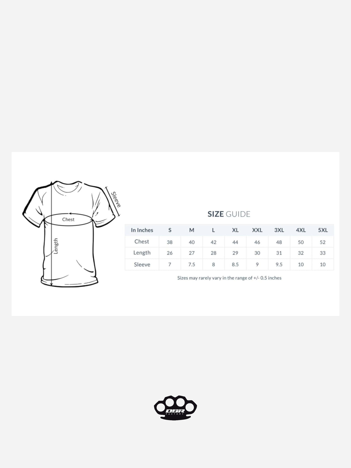 DBR Cotton 100% Unisex Puncher T-Shirt